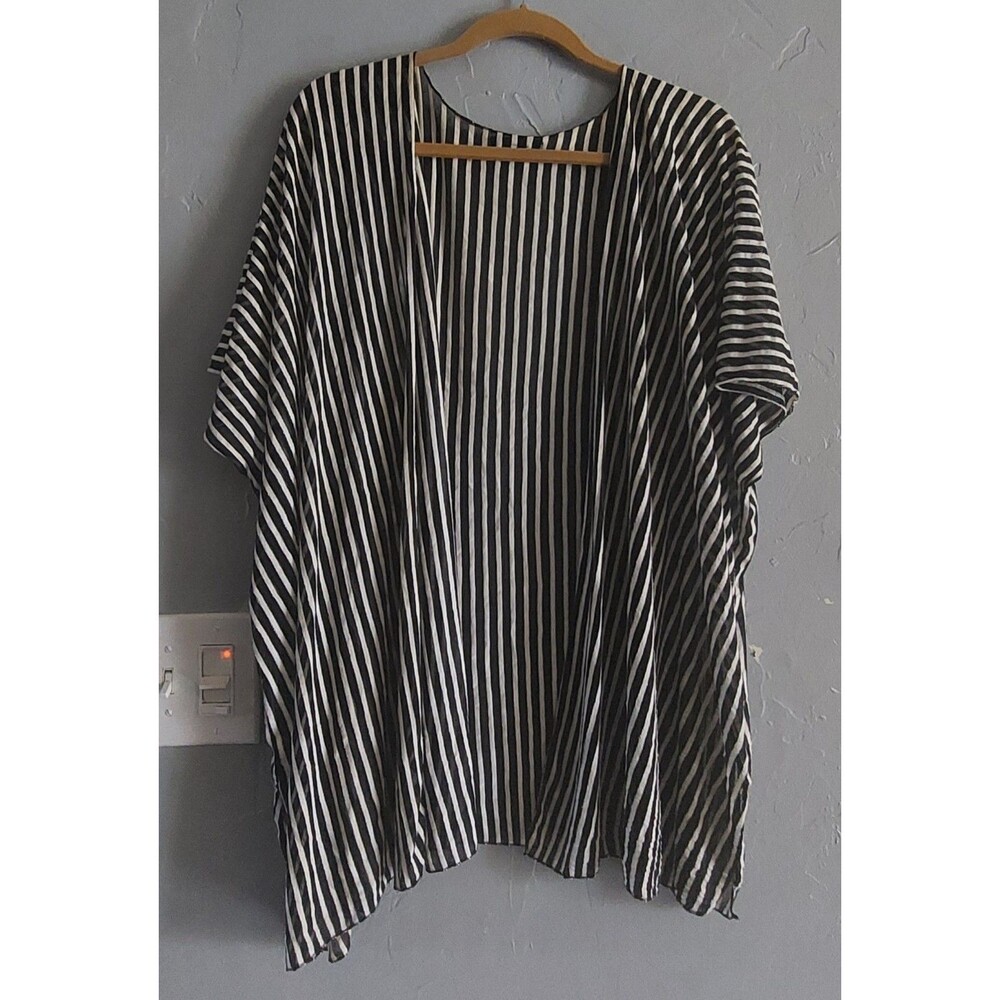 Steve Madden Sweater Cardigan Women  L-XL, Striped, Rayón, Spandex, Comfort ...